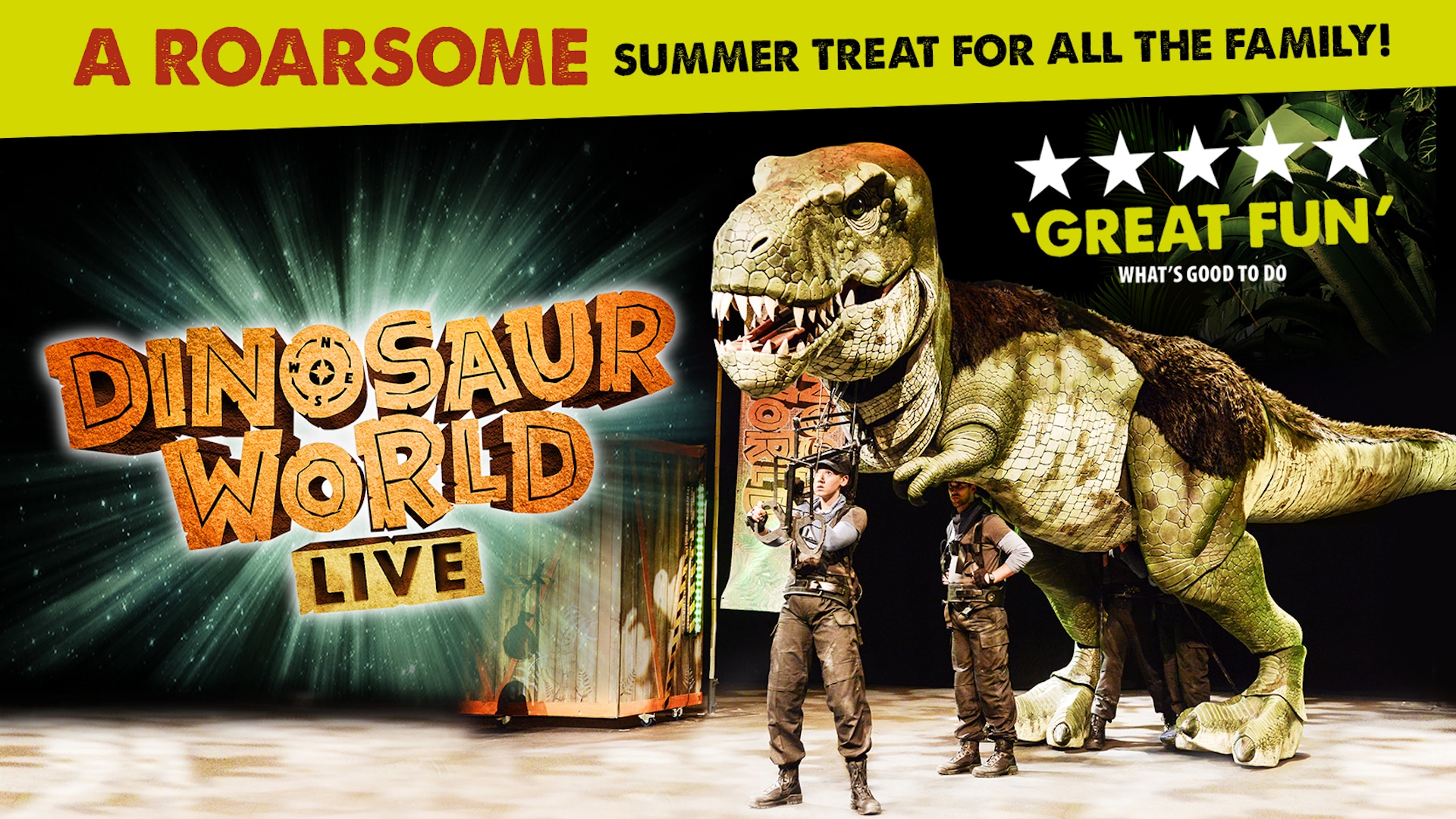 Dinosaur World Live poster