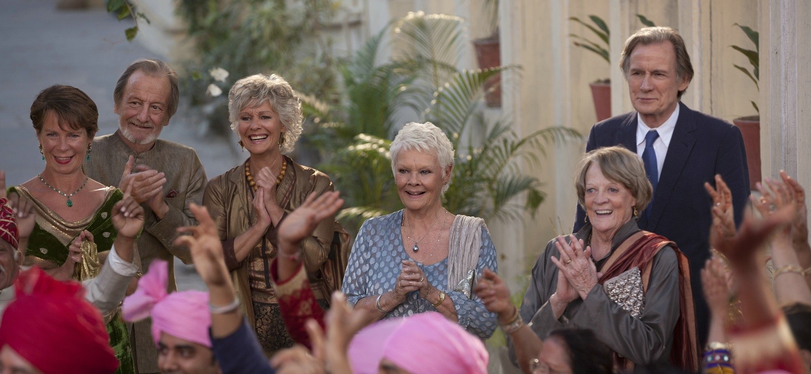 Still image from the film 'The Second Best Exotic Marigold Hotel'