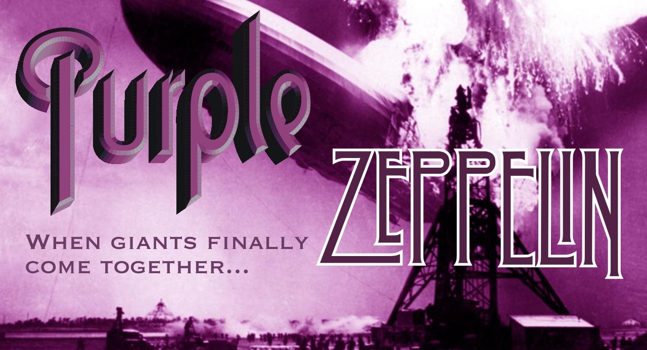 Purple Zeppelin poster